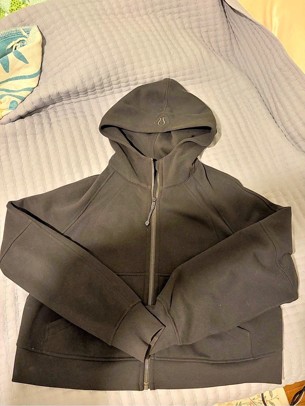 Lululemon Scuba Oversized Full-Zip Hoodie Black Medium/Large